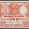 100 KRONER 1961 H KV.1+