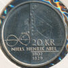 20kr. Norge 2002 Niel Henrik Abel Kv. 0